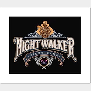 Video Gamer Night Walker Game Posters and Art